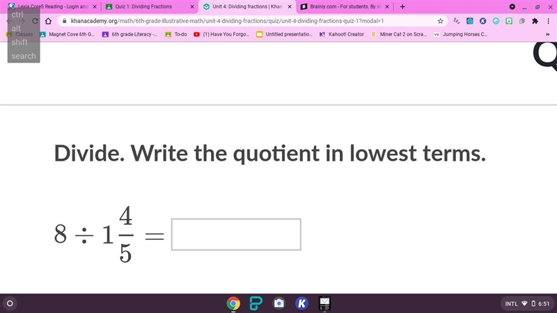 8 divided by 1 4/5= help me-example-1