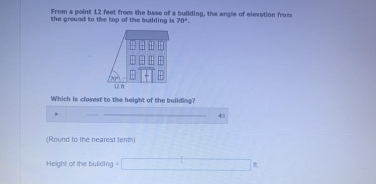 Which is closest to the height of the building? (Round to nearest tenth-example-1