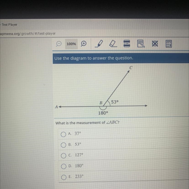 What is the measure of-example-1