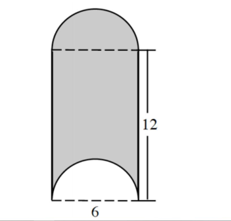 Can you find the perimeter in pi ( i really need this for the Homework assignment-example-1