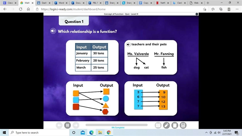 Which one of these our a function? i will give brainilist for the right answer-example-1