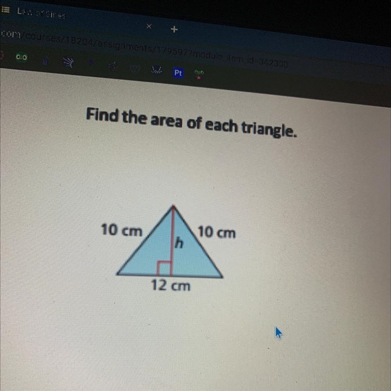 The area of the triangle-example-1