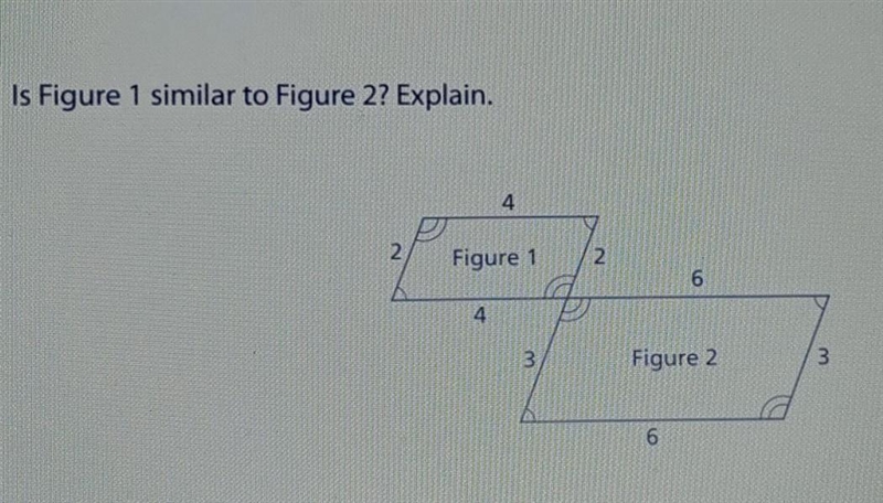 Is Figure 1 similar to Figure 2? ​-example-1