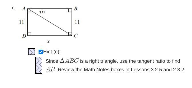 determine the value of , if possible. If the triangles are congruent, state which-example-1