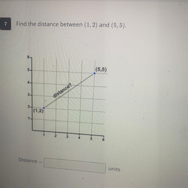 Find the distance between-example-1