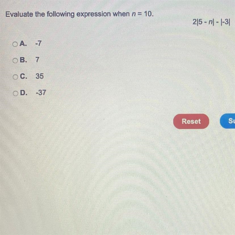 2|5-10|-|-3| please provide a step by step explanation (:-example-1