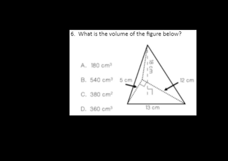 What is the volume of the figure below?-example-1