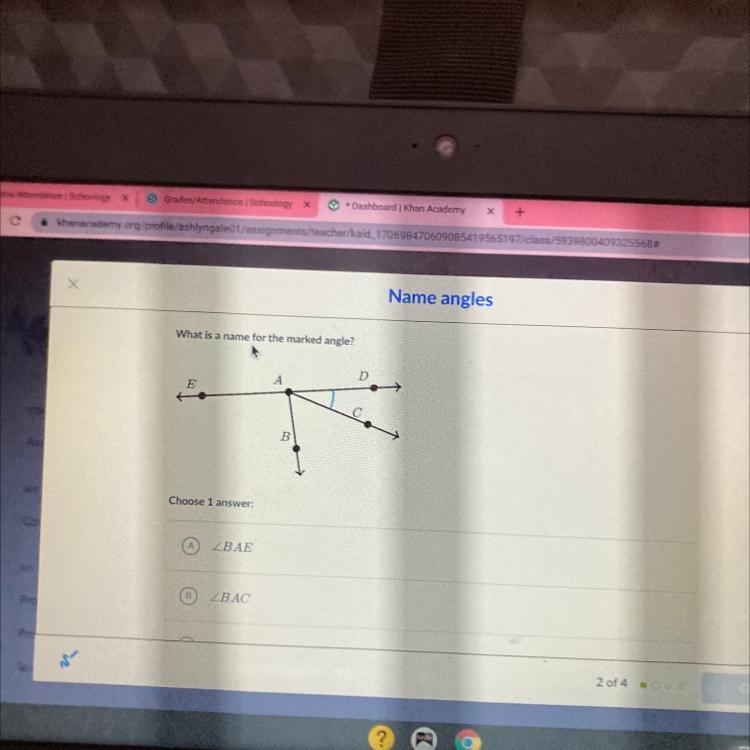 What is a name for the marked angle? Picture given-example-1