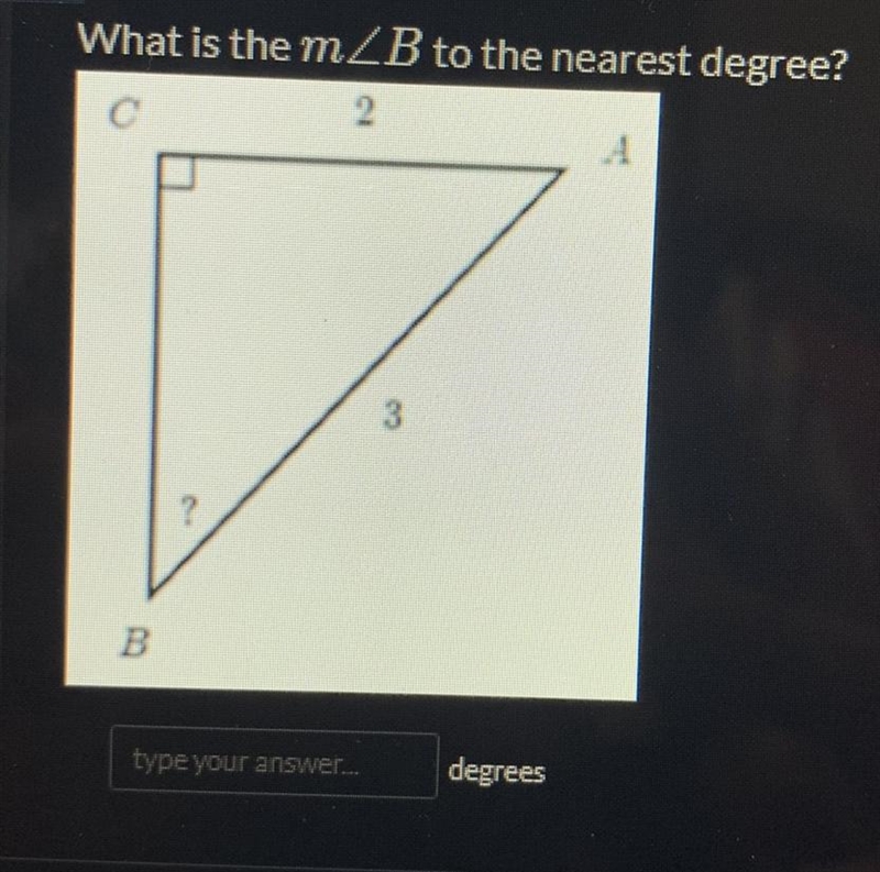 What is the nearest degree ?-example-1