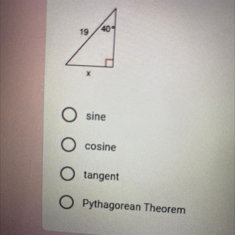 Which trig function would you use?-example-1