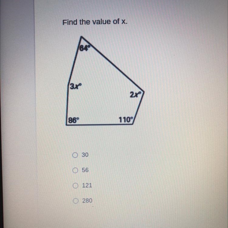 Find the value of x?????-example-1