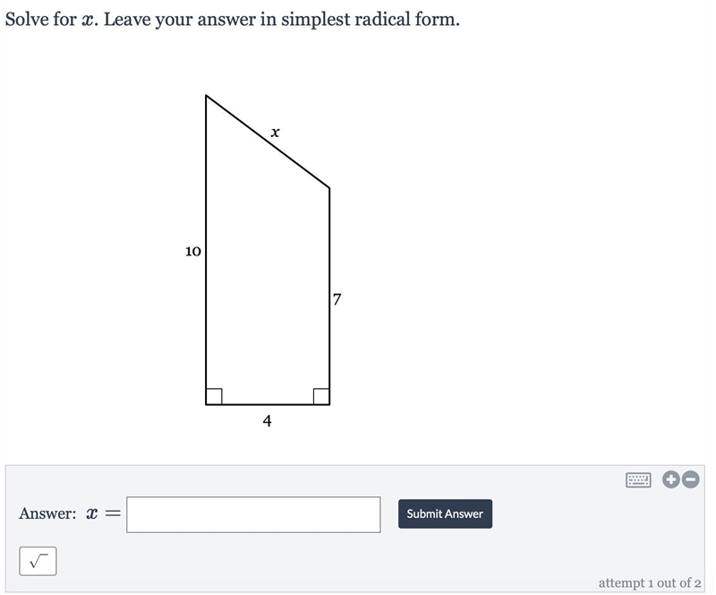 Use Multistep Pythagorean Theorem to answer-example-1