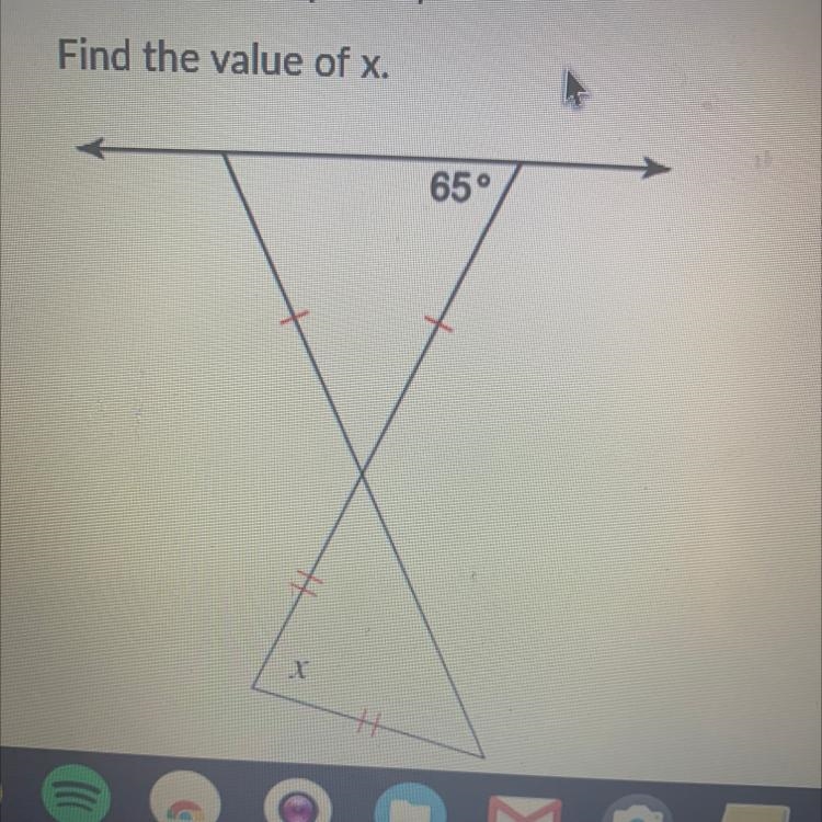 Find the value of X need ASAP please-example-1