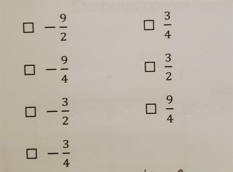 What are the solutions to 40x2 – 30x = 135? Select all that apply. ​-example-1