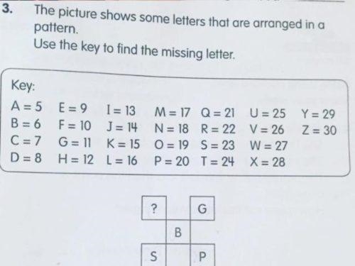 Find the missing letter.-example-1