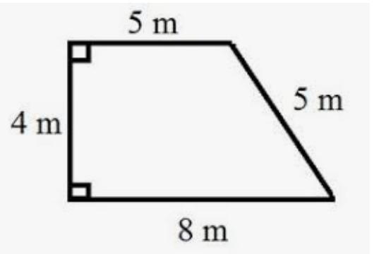 What is the area of this trapezoid? 26 cm² 32 cm² 40 cm² 72 cm²-example-1