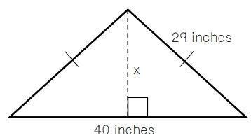 Tony is building a dog house, and the front view of the roof is shown below. What-example-1