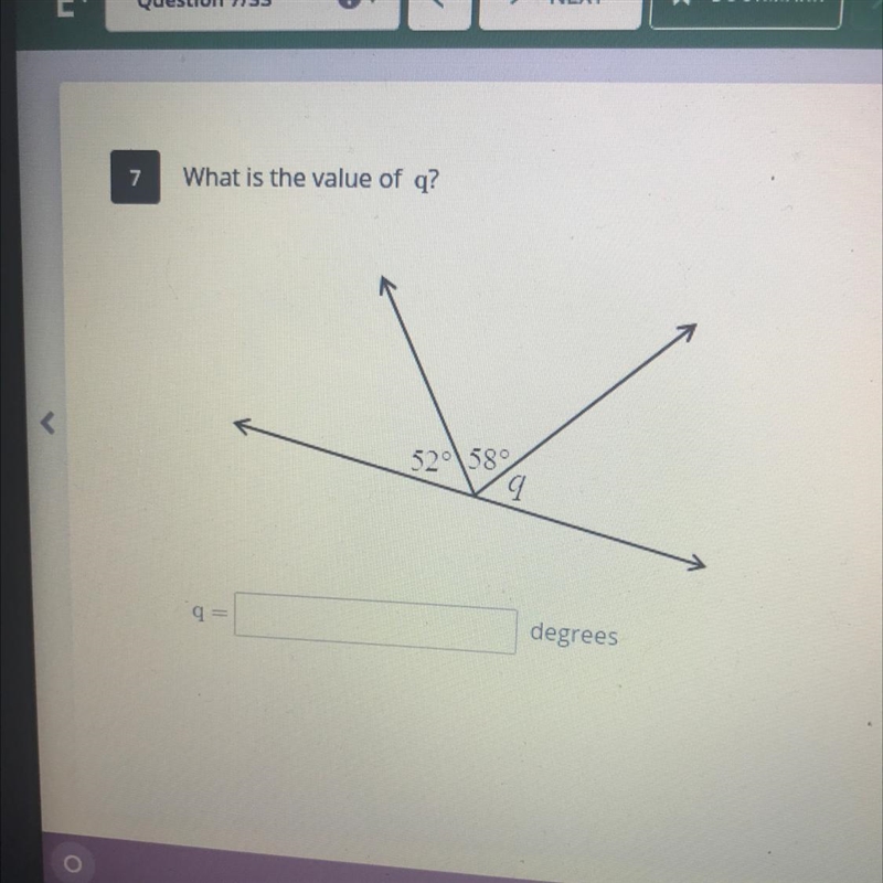 What is the value of Q-example-1