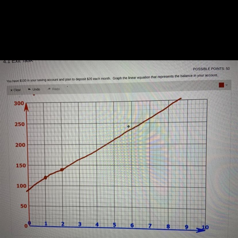 Is this correct, explain please? You have $100 in your saving account and plan to-example-1