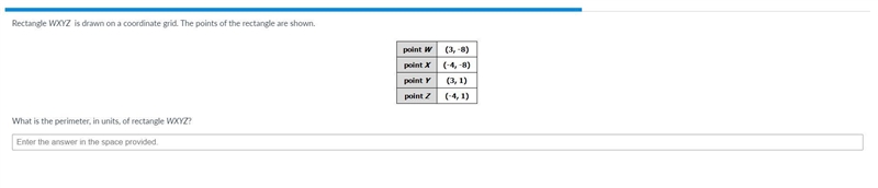 What is the perimeter, in units, of Rectangle WXYZ?-example-1