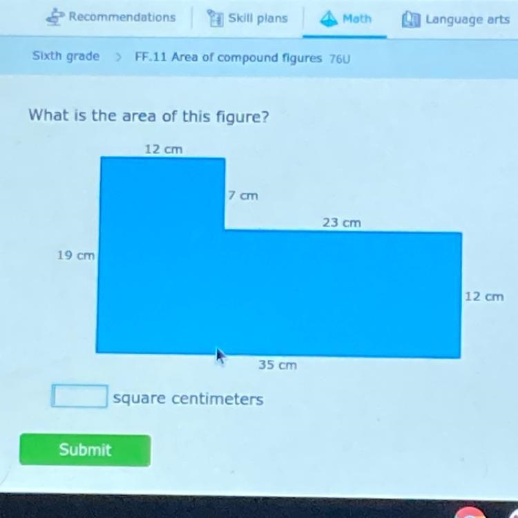 What is the area of this figure-example-1