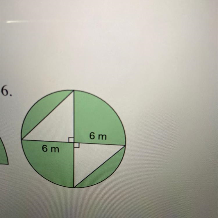 Help please Find the area of the following colored regions?-example-1