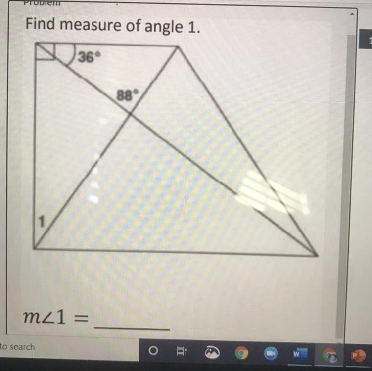 Find measure of angle 1-example-1