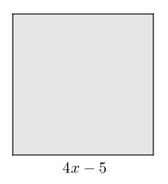 Write an expression for the area of the square.​-example-1