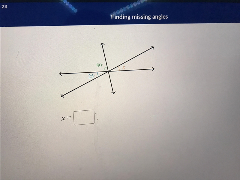 Find the missing angle ?-example-1