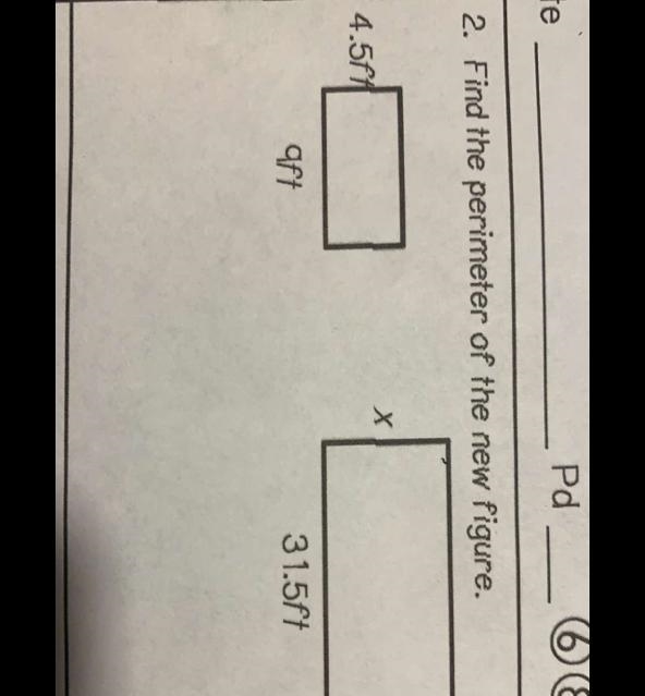 Find the perimeter of the new shape-example-1