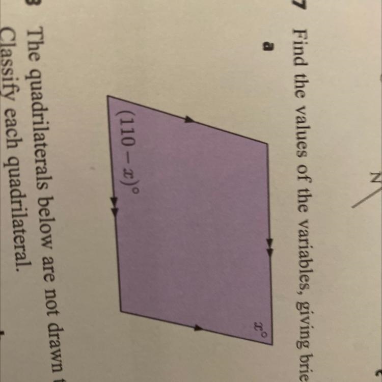 Find the values of the variables, giving brief reasons for your answers.-example-1