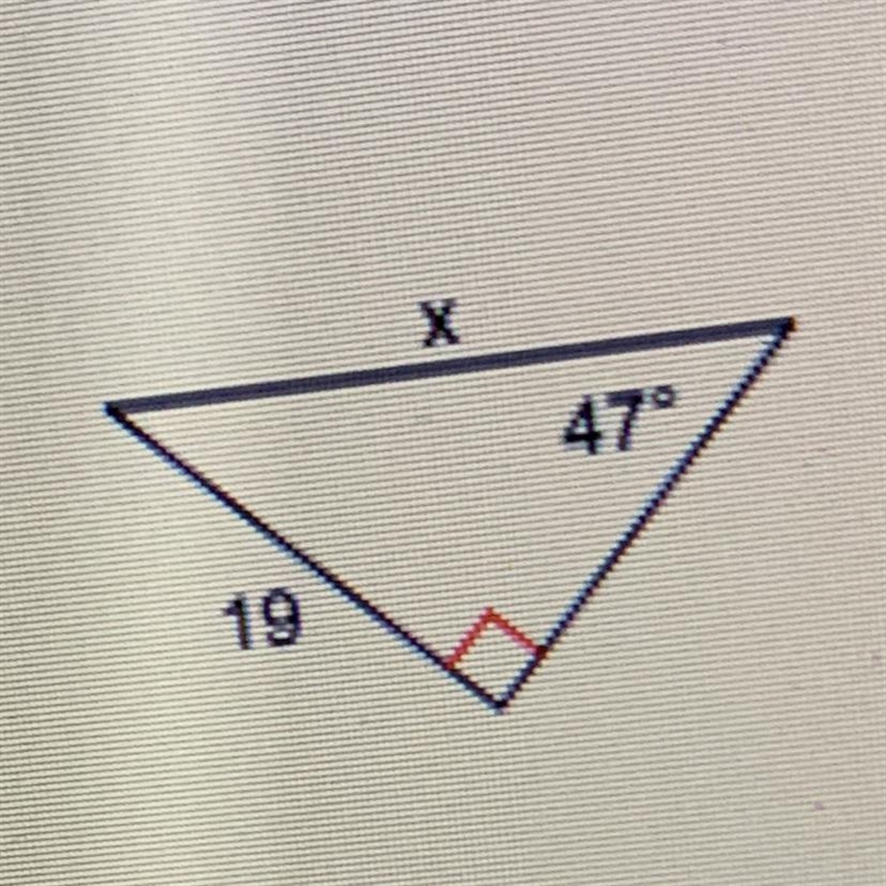 What is the value of the missing side? Round to the nearest hundreth. Help please-example-1