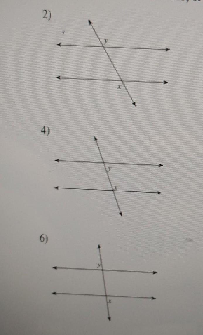 WILL MARK BRAINILIEST are the angles corresponding, alternate interior, alternate-example-1