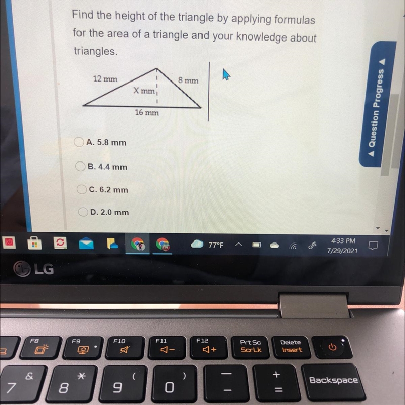 Help find the height-example-1