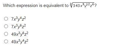 Which expression is equivalent to?-example-1