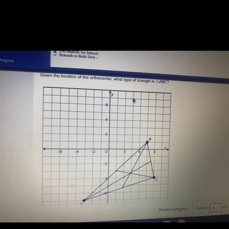 MARKING PEOPLE AS BRIANLIST What type of triangle is this?-example-1