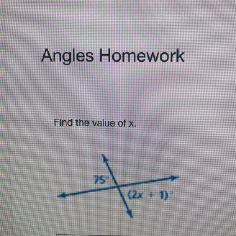 Please help Find the value of x.-example-1