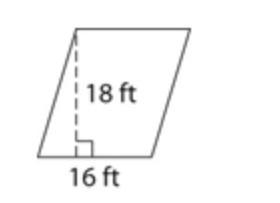 Find the area of the parallelogram￼-example-1