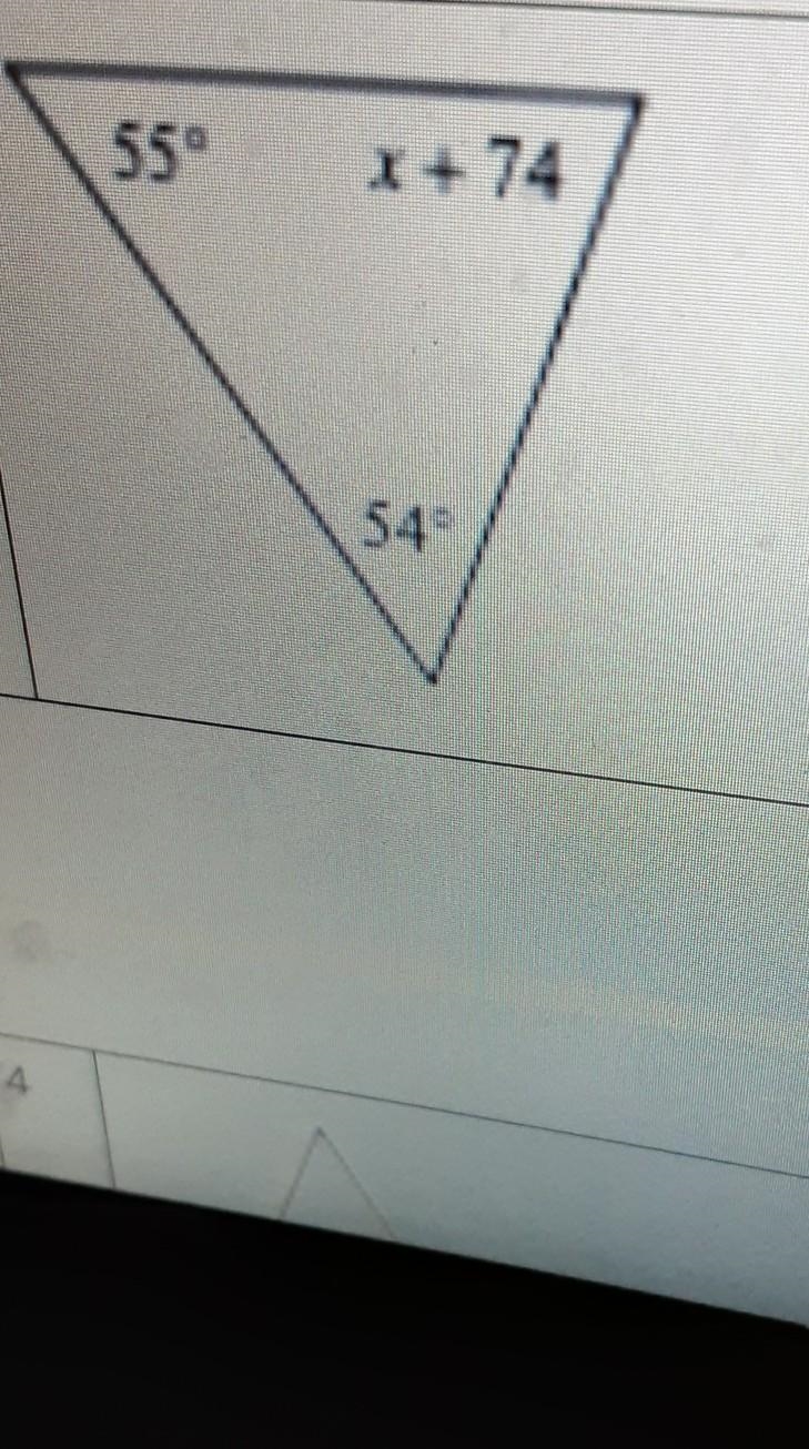 Need help please show your work find the missing angles of triangles ​-example-1