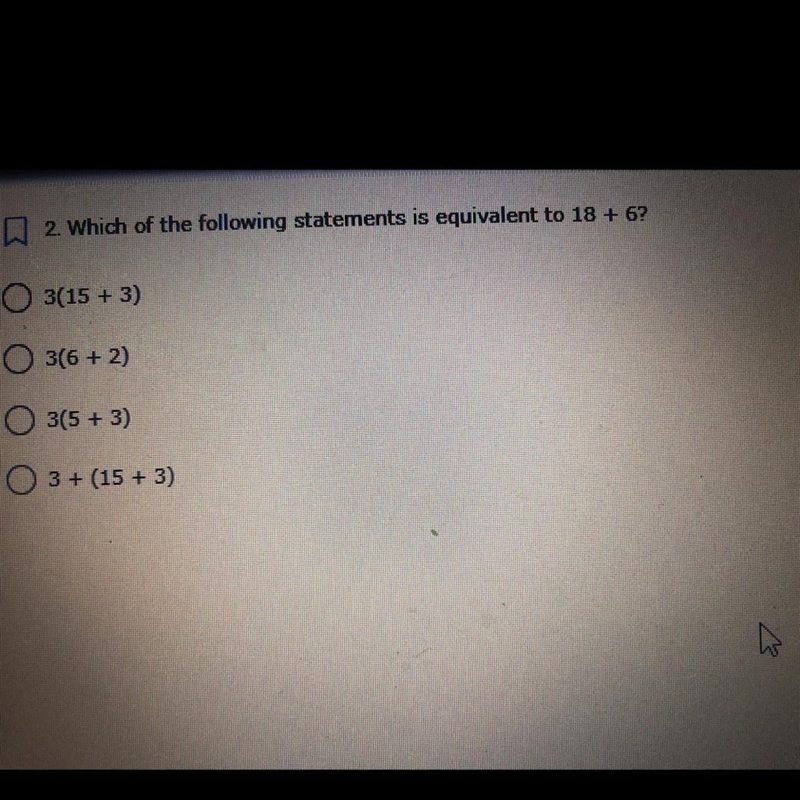 Which of the following statements is equivalent to 18+6-example-1