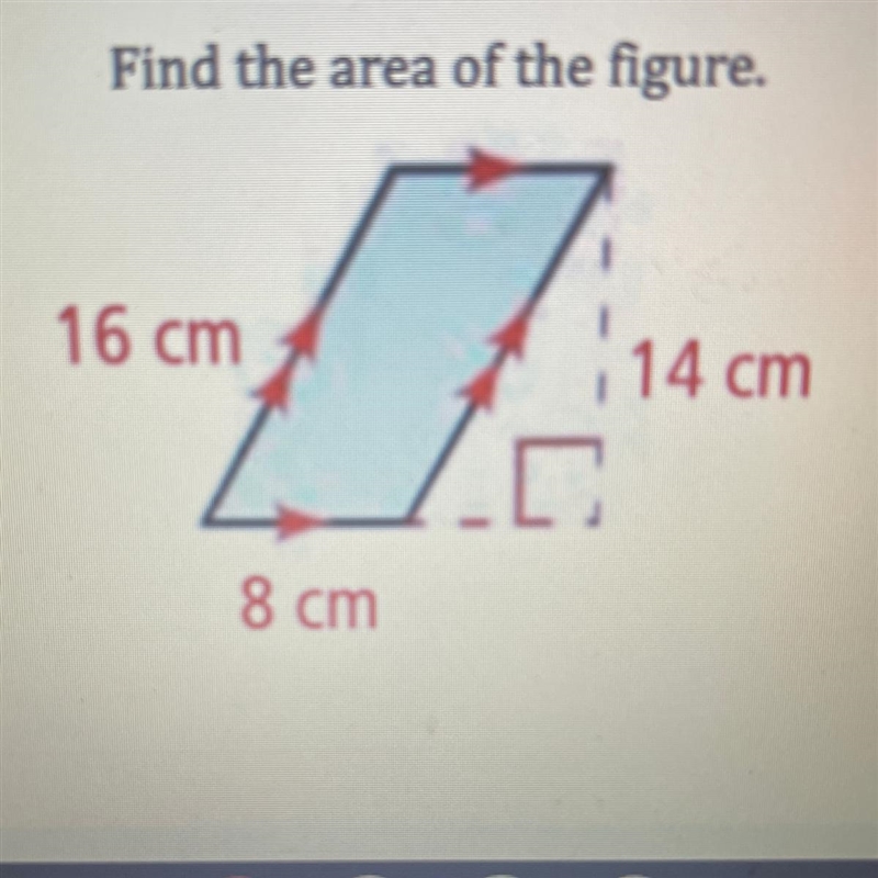 Find the area of the figure-example-1