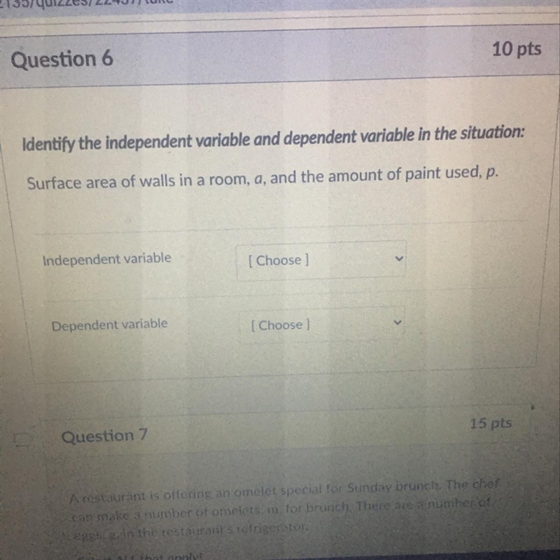 Identify the independent variable and dependent variable in the situation: Wait time-example-1