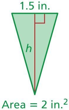 What is the missing dimension in this triangle?-example-1