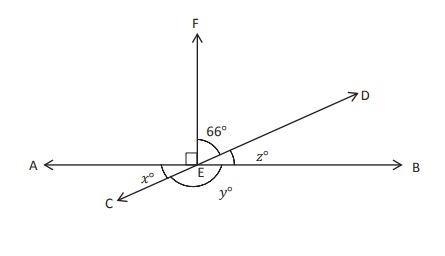 What is the measure of y-example-1