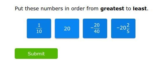 Put these numbers in order from greatest to least.-example-1