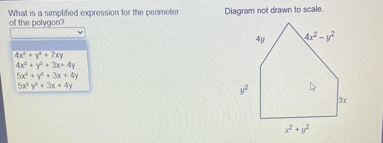 What is the simplified expression for the perimeter of the polygon?-example-1