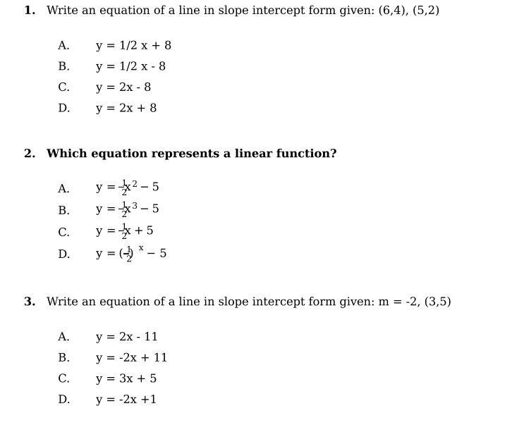 Need help with these 3 math questions pls help me.-example-1