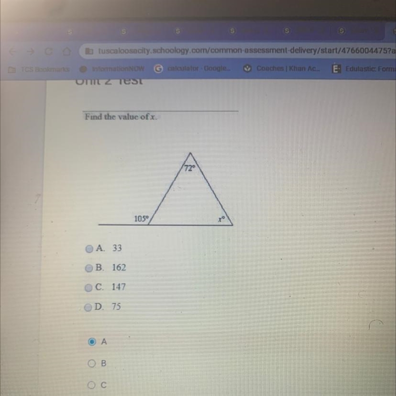 Find the value of x-example-1