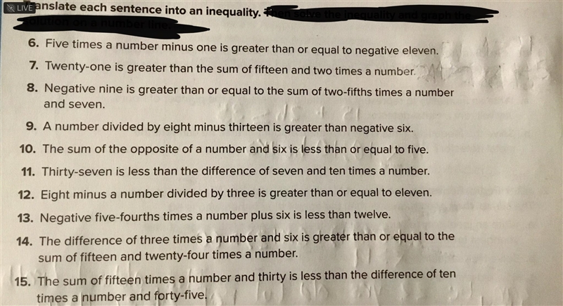 Translate each sentence into an inequality-example-1