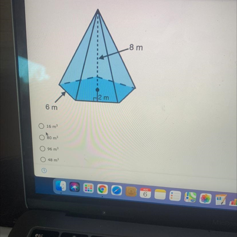 3. What is the volume of the regular pyramid?-example-1